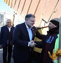 ÖDEMİŞ–KİRAZ YOLUNDA ÇALIŞMALAR YERİNDE İNCELENDİ