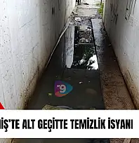 Ödemiş'te alt geçitte temizlik isyanı