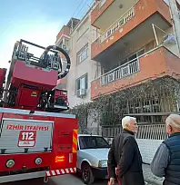 Ödemiş'te Apartman Dairesinde Korkutan Yangın