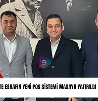 Ödemiş'te esnafın yeni POS sistemi masaya yatırıldı