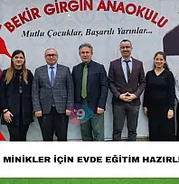 Ödemiş'te minikler için evde eğitim hazırlığı