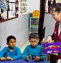 Ödemiş'te miniklere destek