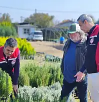 Ödemiş'te Süs Bitkisi ve Fidan Üretim Tesislerine Denetim
