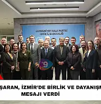 Şakir Başaran, İzmir'de Birlik ve Dayanışma Mesajı Verdi