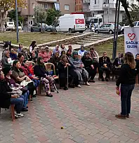 Tire Belediyesi'nden Sağlık Bilincini Artıran Eğitim Etkinliği