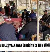 Tire'de Cuma buluşmalarıyla üreticiye destek sürüyor