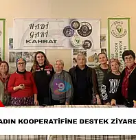 Tire'de kadın kooperatifine destek ziyareti
