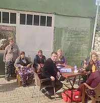 TİRE'DE MOBİL SAĞLIK EKİBİ AKYURT'TA HİZMET VERDİ