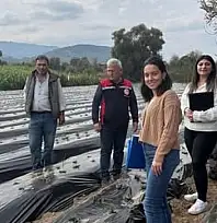 Tire'de Organik Tarım Sahalarında Üretici Ziyaretleri Gerçekleştirildi