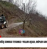 Tire'de yoğun yağış sonrası teyakkuz: yollar açıldı, ekipler sahada