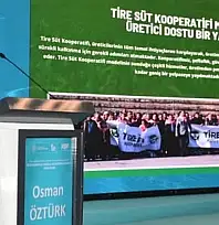 Tire Süt Kooperatifi Konya'da ilgi odağı oldu