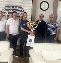 Tire Ticaret Odası'ndan İlçe Emniyet Müdürü Uçar'a Hayırlı Olsun Ziyareti