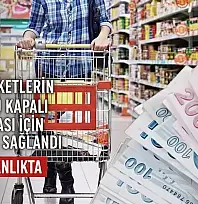 ZİNCİR MARKETLERİN PAZAR GÜNÜ KAPALI OLMASI İÇİN MUTABAKAT SAĞLANDI: KARAR BAKANLIKTA