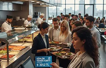 2026'da günlük yemek kartı ücreti 301 TL'ye yükseldi