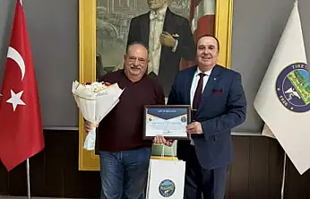 45 YILLIK TAHTAKALE ESNAFINA ONUR PLAKETİ