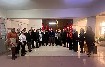 AK PARTİ ÖDEMİŞ KADIN KOLLARI KAYMAKAMI ZİYARET ETTİ