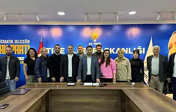 AK Parti Tire İlçe Teşkilatı Haftalık Yönetim Kurulu Toplantısını Gerçekleştirdi