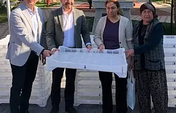Beydağ'da Üreticilere 1034 Adet Kerevet Dağıtıldı