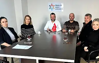 CHP ÖDEMİŞ'TEN KENT KONSEYİ'NE ZİYARET