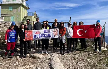 Efe Dağcılık'tan Keldağ'da Anlamlı 10 Kasım Zirve Yürüyüşü