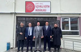 EĞİTİM SENDİKASINDAN KİRAZ'A ZİYARET