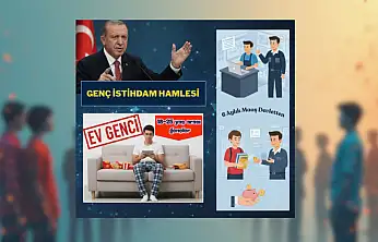 ERDOĞAN'DAN GENÇLERE GENİŞ KAPSAMLI İSTİHDAM VE GELİR DESTEĞİ