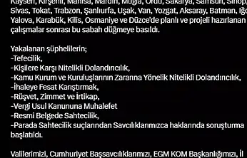 İzmir de Dahil 49 İlde Tefeci ve Dolandırıcılara Operasyon: 115 Şüpheli Yakalandı