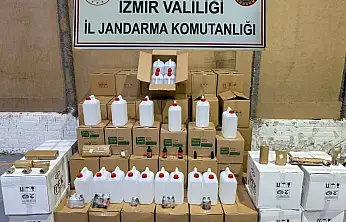 İzmir'de Sahte İçki Operasyonu: 2 Bin 850 Litre Etil Alkol Yakalandı