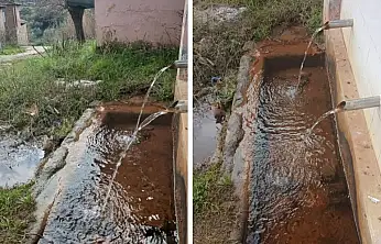 KAYAKÖY'DE BOŞA AKAN SU TV9 İHBAR HATTI'NA GELDİ