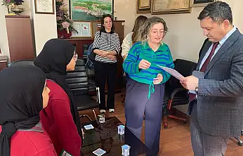 Kaymakam Erdoğan'a 'Yazarlık Atölyesi'nden Anlamlı Ziyaret