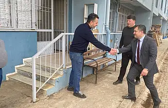 Kaymakam Erdoğan'dan Ayakkabıcılar Sitesi'ne Ziyaret