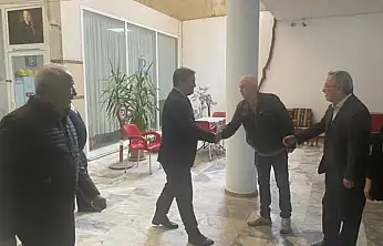 Kaymakam Erdoğan'dan Muhtarlar Derneği'ne Ziyaret.