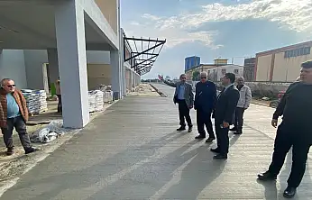 Kaymakam Erdoğan, Oto Galericiler Sitesi'nde İncelemelerde Bulundu