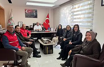 Kiraz Belediye Başkanı Coşkun'a Kızılay Ziyareti