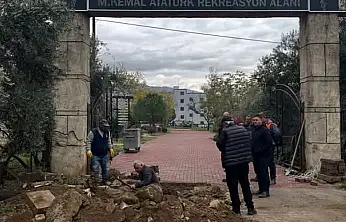 Kiraz Belediyesi Atatürk Rekreasyon Alanı'nda yağmur hattı altyapısını yeniledi