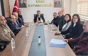 KİRAZ'DA İLÇE SPOR GÜVENLİK KURULU TOPLANDI