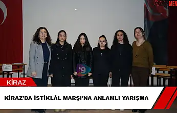 Kiraz'da İstiklâl Marşı'na anlamlı yarışma
