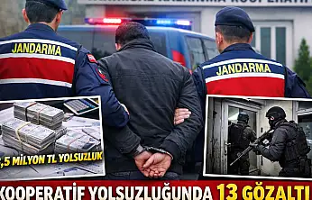 Kiraz'daki İki Tarımsal Kalkınma kooperatifine yönelik yolsuzluk operasyonu: 13 gözaltı