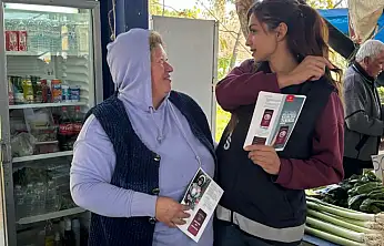 KİRAZ EMNİYET MÜDÜRÜ EŞREF ACAR'IN TALİMATIYLA PAZARDA ÖRNEK GÜVENLİK UYGULAMASI