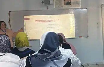 ÖDEMİŞ HALK EĞİTİM MERKEZİ'NDE KANSER FARKINDALIK EĞİTİMİ