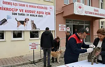 ÖDEMİŞ İLÇE TARIM VE ORMAN MÜDÜRLÜĞÜ'NDEN UYARI: MİKROÇİP VE KUDUZ AŞISI İÇİN SON TARİH 31 ARALIK 2025