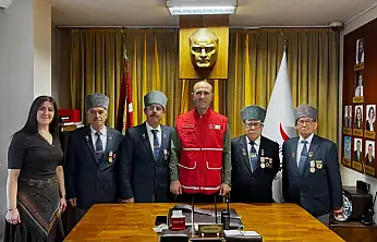 ÖDEMİŞ KIZILAY'DAN GAZİLERE ANLAMLI ZİYARET