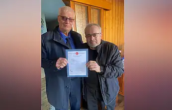 ÖDEMİŞ ŞOFÖRLER ODASI BAŞKANI TAHİR SİLAY GALERİCİLER SİTESİNİN YOLUNUN TAPUSUNU ALDI