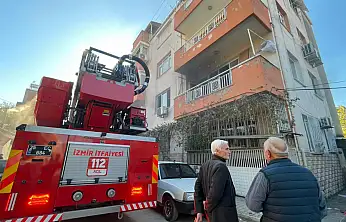 Ödemiş'te Apartman Dairesinde Korkutan Yangın