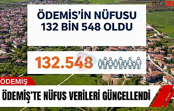 Ödemiş'te nüfus verileri güncellendi