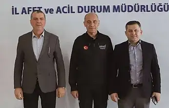 ÖDEMİŞ'TE YANGIN MAĞDURLARI İÇİN AFAD ZİYARETİ