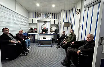 ÖDEMİŞ TERZİLER ODASI BAŞKANI HÜSEYİN DÖNER'E MEDYA VE SİYASET DÜNYASINDAN ZİYARET