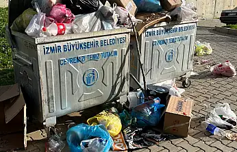 ÖDEMİŞ TOKİ'DE ÇÖP SORUNU BÜYÜYOR: KONTEYNERLER GÜNLERCE DOLU KALIYOR