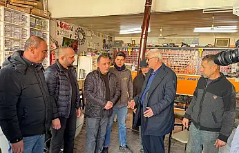 TAHİR SİLAY: 'GÖNÜL GÖNÜLE, EL ELE ESNAF ZİYARETLERİMİZ SÜRÜYOR'