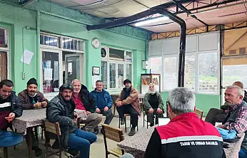 TARIM MÜDÜRLÜĞÜNDEN BİRGİ VE BEYAZİTLER'DE ÜRETİCİ BULUŞMASI